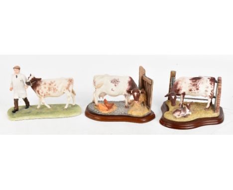 BORDER FINE ARTS; three figure groups to include 'On Show', 'Home Sweet Home' and 'Clover's New Calf' (3).Additional Informat