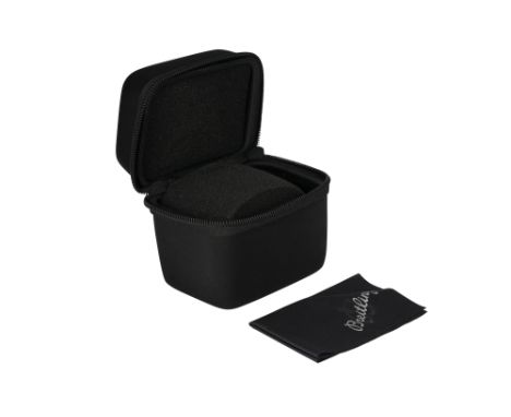 A black Breitling service box..