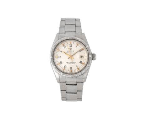 A MEN’S ROLEX STAINLESS STEEL AUTOMATIC BRACELET WATCH Oyster Date.Brand: Rolex Model: Oyster Date Case reference: 1501 Year: