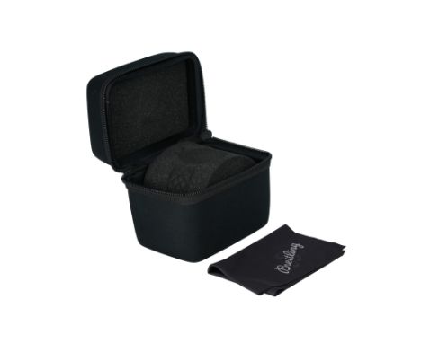 A black Breitling service box.