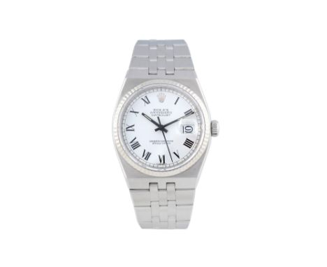 V A MEN’S ROLEX STAINLESS STEEL QUARTZ BRACELET WATCH Oyster quartz.Brand: Rolex Model: Datejust Oyster Quartz Case reference