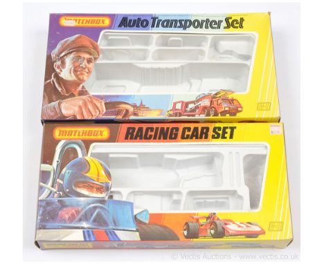 Matchbox Superfast 2 x Gift Set Empty Boxes Including  G-3 Racing Car Set; G-1 Auto Transporter Set - Fair to Good (2)