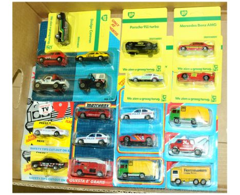 Matchbox Superfast 5 x BP Promotional Cars; 2 x Rescue 911 Series Mercedes; Woolworths "Buy 2 Get 2 free" 4-Pack; MB 860 Trip