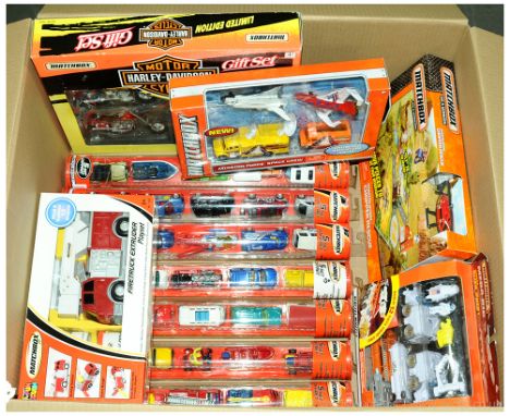 Matchbox Superfast Group of Recent Issue Gift Sets Including 7 x 5 - Pack Tubes; Chopper Rescue Mission Force Space Crew; Fir