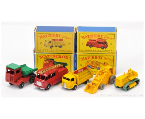 Matchbox Regular Wheels Group of Construction &amp; Commercial Vehicles. (1) 2c Muir Hill Site Dumper "Laing" - without silve