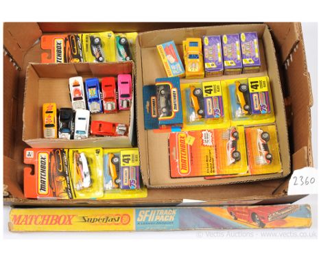 Matchbox Superfast Group of various Big Banger &amp; Pi-Pied Piper Dragsters including later Made in China &amp; Thailand MB4