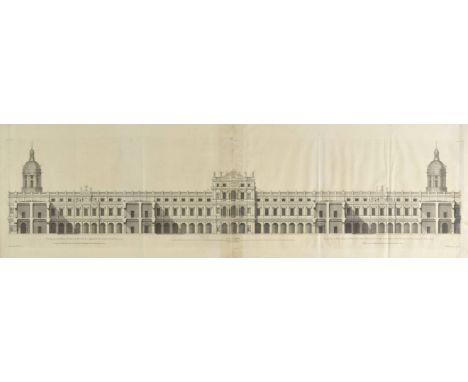 *Architecture. A mixed collection of approximately 220 engravings, mostly 18th century, uncoloured engravings of elevations, 
