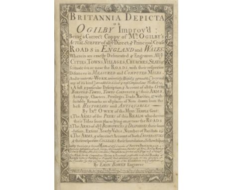 Bowen (Emmanuel). Britannia Depicta or Ogilby Improv'd being a correct coppy of Mr Ogilby's actual survey of all ye Direct & 