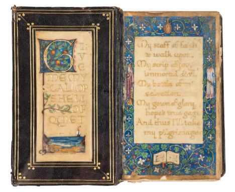 Bindings. The Book of Common Prayer and Administration of the Sacraments, bound with, Hymns Ancient and Modern, Proper lesson