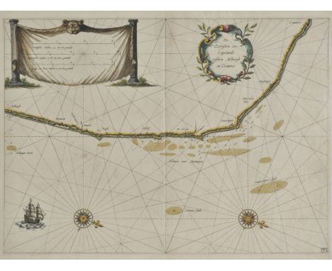 Suffolk & Norfolk. Blaeu (Johannes), De zeecusten van Engelandt tuschen Aelborgh en Crammer, published Amsterdam, circa 1623,
