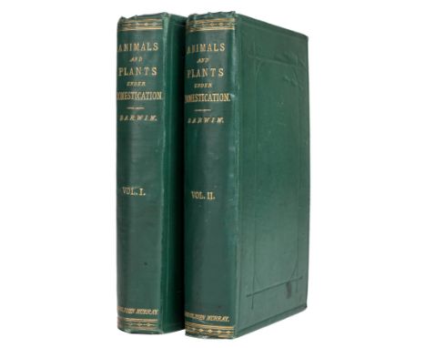 Darwin (Charles). The Variation of Animals and Plants Under Domestication, 2 volumes, 1st edition, 1st issue, 1868, 43 woodcu