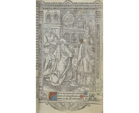 Book of Hours. [Hore presentes ad usum Sarum, Paris: Philippe Pigouchet for Simon Vostre, 8 March 1502],  printed on vellum, 