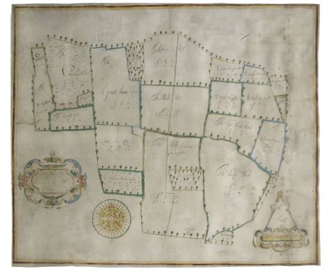 Estate Plan. Whistpaine (Robert), The survey of farme lying in the parish of Tollesbury, in the countye of Essex and of late 