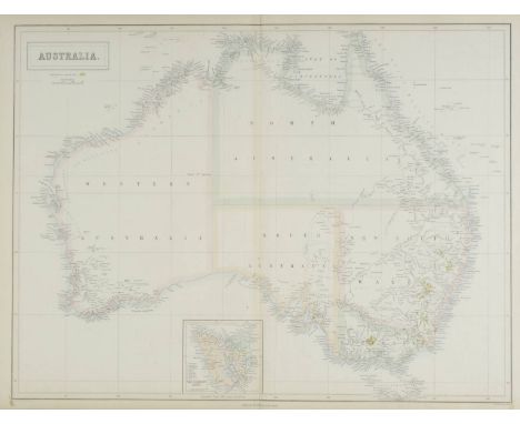 Hall (Sidney & Hughes William). General Atlas of the World..., published Edinburgh, Adam & Charles Black, 1856, title page a 