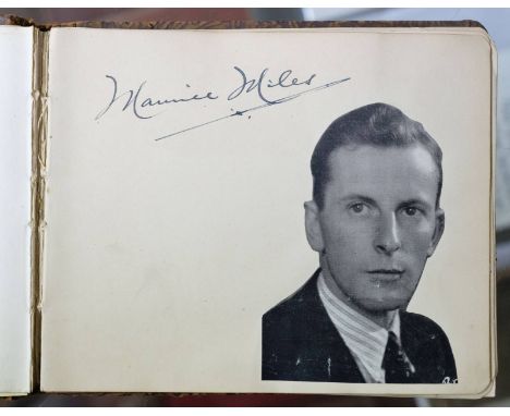 Autograph albums. A group of 3 small autograph albums, late 19th and early 20th century,  the first containing autographs of 