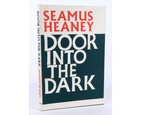 Heaney (Seamus) DOOR INTO THE DARK, published by Faber &amp; Faber Limited, 1969 first edition with black cloth binding and d