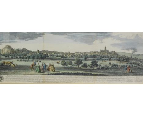 Buck (Samuel and Nathaniel) THE SOUTH PROSPECT OF NOTTINGHAM FIRST EDITION [from Cities, Sea-ports, and Capital Towns.] frame