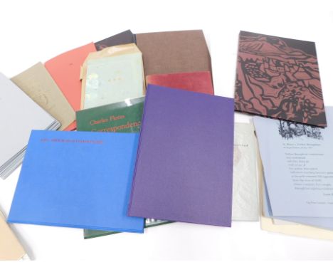 British and International private press, including Irish and Australian a small quantity of mainly wrapper-bound private pres