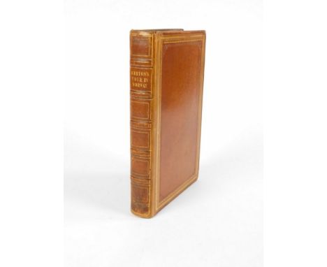 Bretton (William Henry) SCANDINAVIAN SKETCHES OR A TOUR IN NORWAY FIRST EDITION  frontispiece and16 plates, contemporary moro