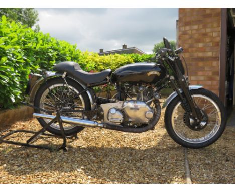 All-correct numbers Series C Comet track bike.The Series A Vincent Comet was produced at the Stevenage factory from 1935 to 1