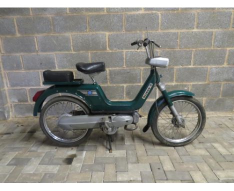 Italian import Piaggio Boxer 2 moped.Produced by the Piaggio company in Italy between 1970 and 1983This Boxer 2 model is in g