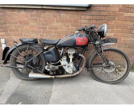 **Please note this lot is not in the printed catalogue**Amazing "barn find" Excelsior 350 Manxman. Developed in the mid 1930'
