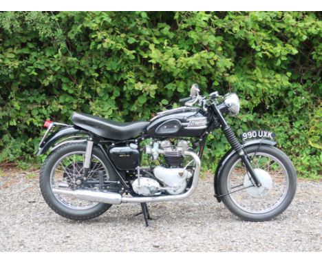 Attractively presented TR6-engined 1954 Thunderbird being offered at No Reserve.The Thunderbird was a 650cc twin introduced t