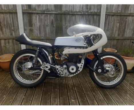 Good-looking, 250cc Villiers-engined, Silverstone RAS from the first year of production.Easily identified by its leading-link