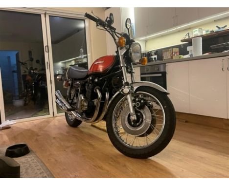 An early example of the sought-after Kawasaki Z1.Kawasaki's answer to the CB750 launched in 1972 and quickly became a classic