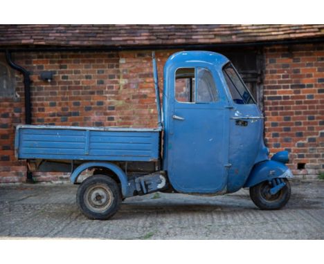 Charming little 'low light' APE C in need of a gentle restoration.Designed post-WWII as a utility vehicle and put into produc