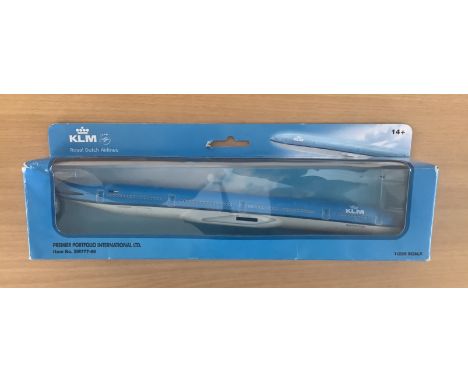 Aviation. Royal Dutch Airlines Boeing 777-300ER Collectable Scale Model. In Original PackagingAll autographs are genuine hand