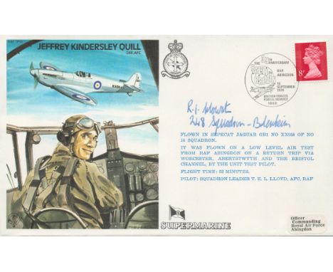 TP10 Jeffrey Quill Cover Signed Wg Cdr R I Mowat Battle of Britain,All autographs are genuine hand signed and come with a Cer