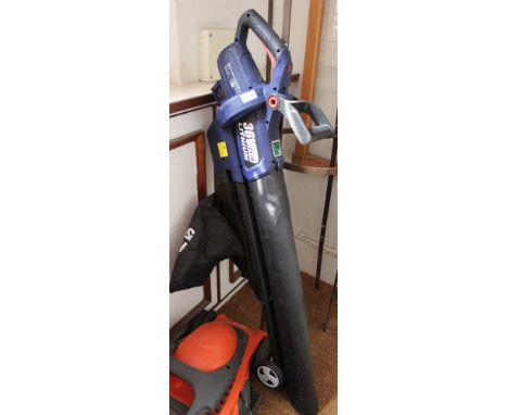 A Spear &amp; Jackson battery powered leaf blower, together with batteries &amp; charger