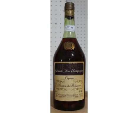 Menard Grand Fine Champagne Premiere Cru Cognac, Selection des Domaines, 1.4ltr, 40%