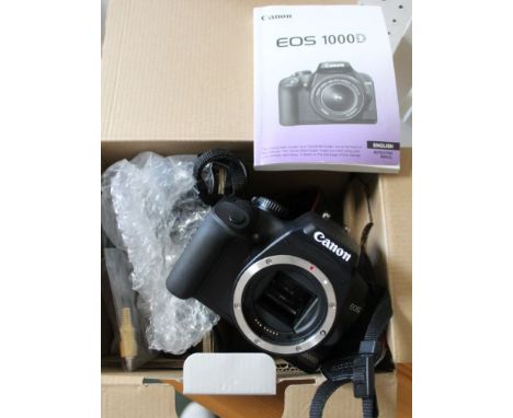 A Cannon EOS1000D boxed