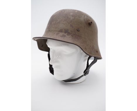 An Imperial German Model 1917 helmet