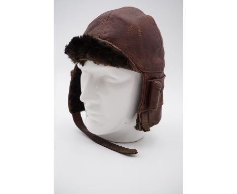 A Royal Flying Corps / RAF Mk I flying helmet