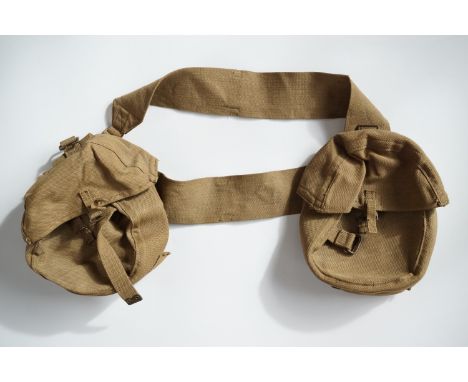 A 1944 webbing Vickers K-Gun magazine carrier