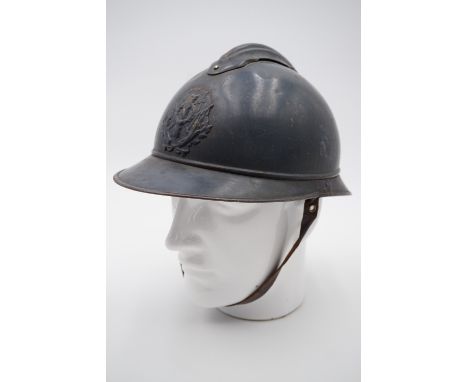 A Great War French Adrian Model 1915 L'Interdance / Quartermaster's helmet