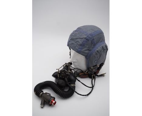 An RAF G-Type flying helmet and P1A oxygen mask