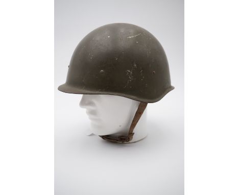 A Second World War Soviet SSh-40 helmet