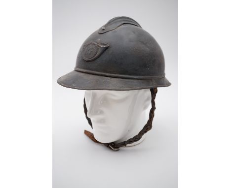 A Great War French Adrian Model 1915 Chasseurs officer's helmet