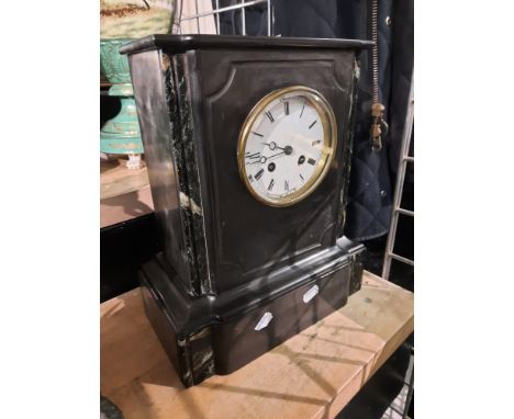 SLATE MANTLE CLOCK