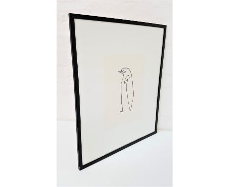 PABLO PICASSOLe Pingouin, monochrome print, 38cm x 28cm 
