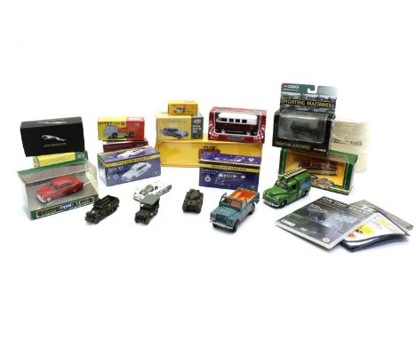 A collection of six Dinky Supertoys, comprising two 943 Layland Octopus Tankers - Esso, a 901 Phoden Diesel Eight Wheel Wagon