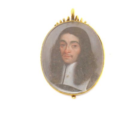 Attributed to Franciszek Smiadecki (Anglo-Polish fl.1650-1665)Portrait of gentleman wearing a black doublet and lawn collar w