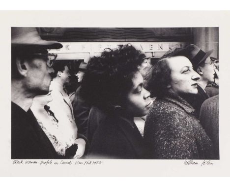 William Klein (American, b.1928)'3 Kids + Flag''Black Woman in Profile'Mighty Mouse''Girl Dancing in Brooklyn''Woman and Saks