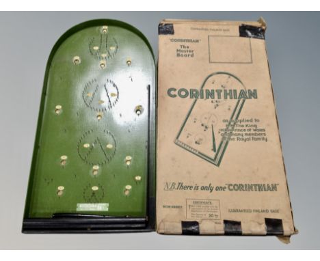 A vintage Corinthian 21S Silenta model bagatelle in original box 