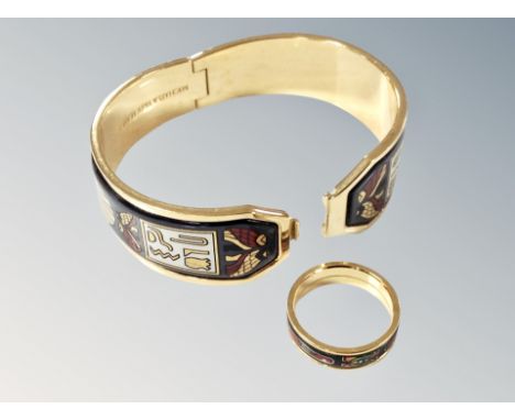 A Michala Grey jewellery bangle and ring