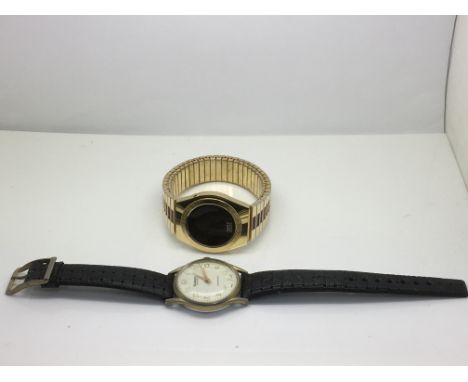 Two gents watches comprising a Timex SSQ example and one other.